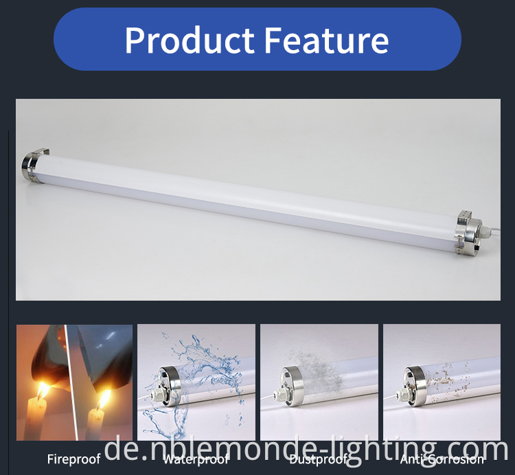 Water-resistant LED lighting fixture for emergency situations